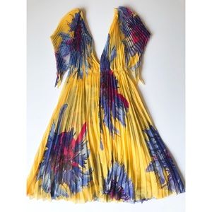 Diane von Furstenberg pleated dress